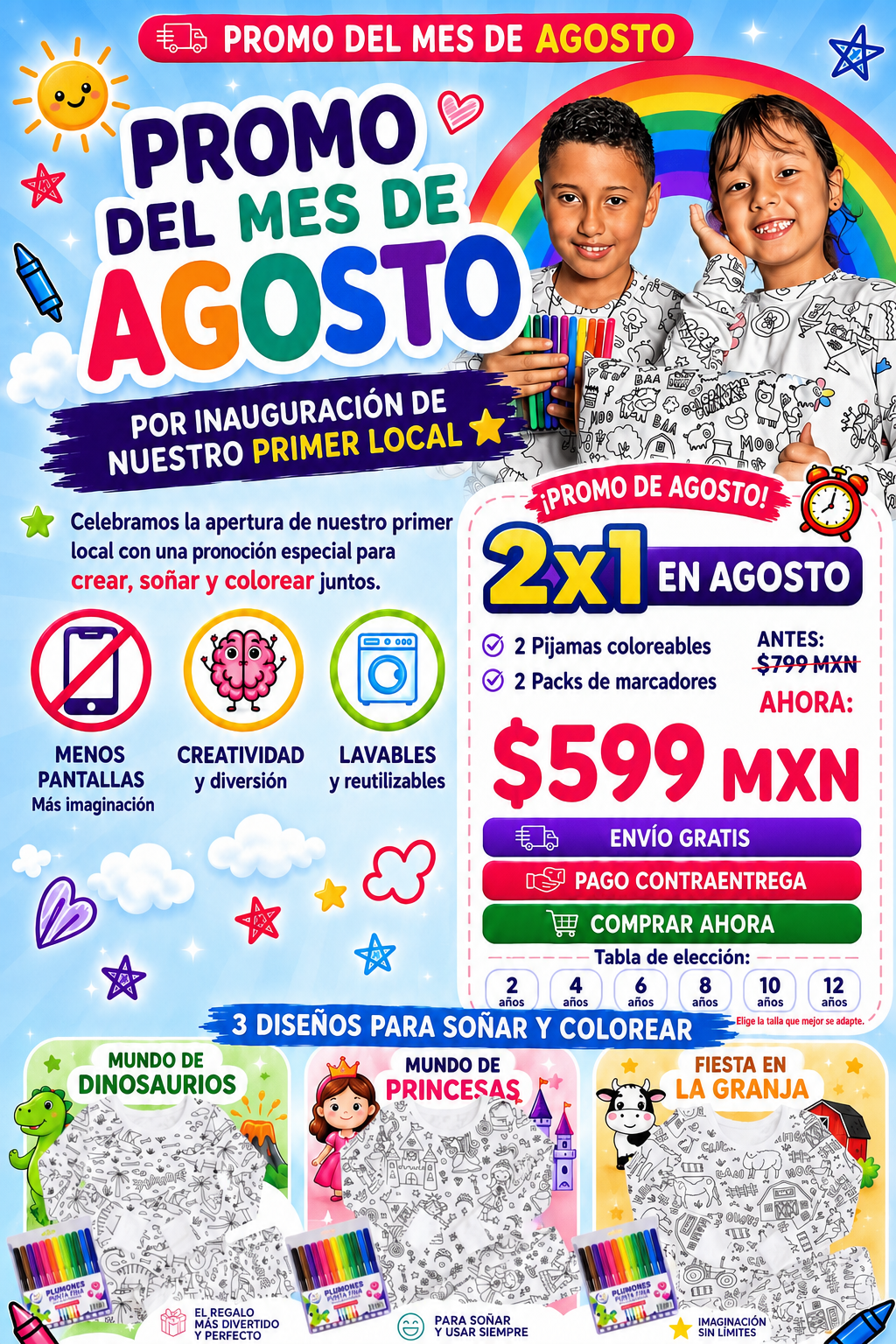 Kit Colóreame Pijamas™