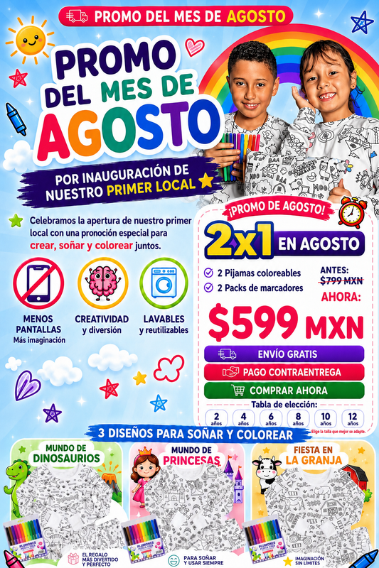 Kit Colóreame Pijamas™