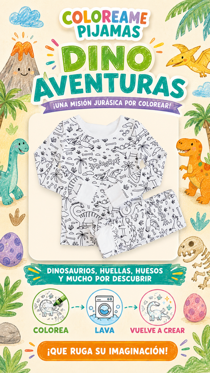 Kit Colóreame Pijamas + Marcadores Lavables ™