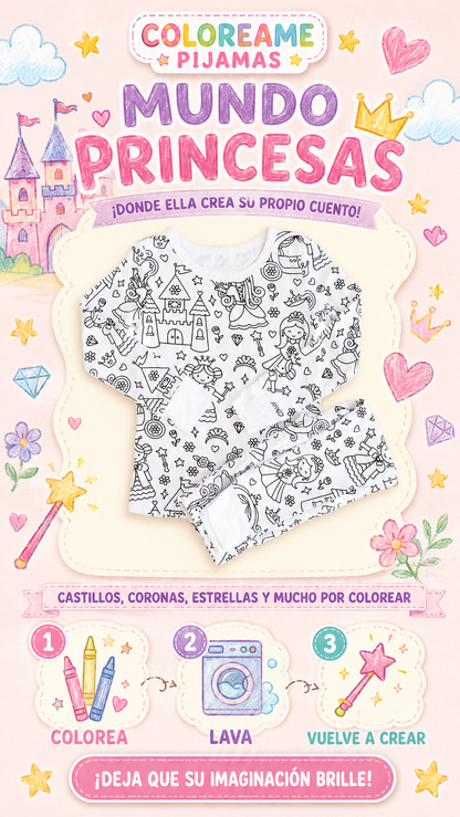 Kit Colóreame Pijamas + Marcadores Lavables ™